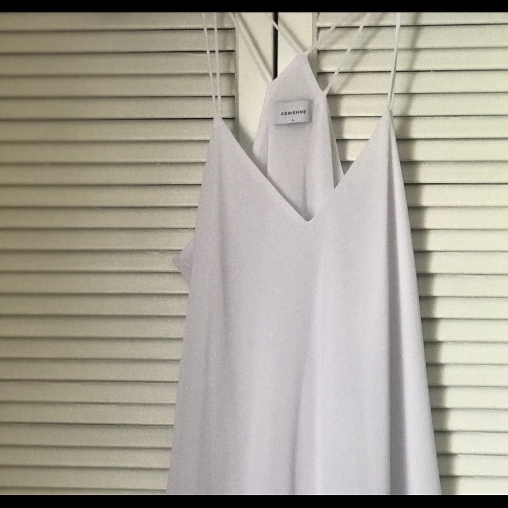 Adrienne white top